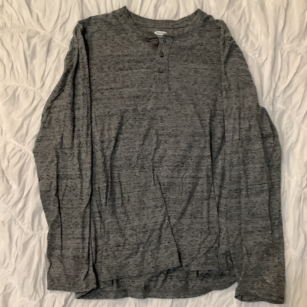 Salt and Pepper Long Sleeve Shirt